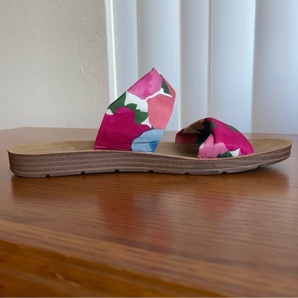 Corkys With a Twist Floral Slide Sandals Size 9 - Picture 6 of 15